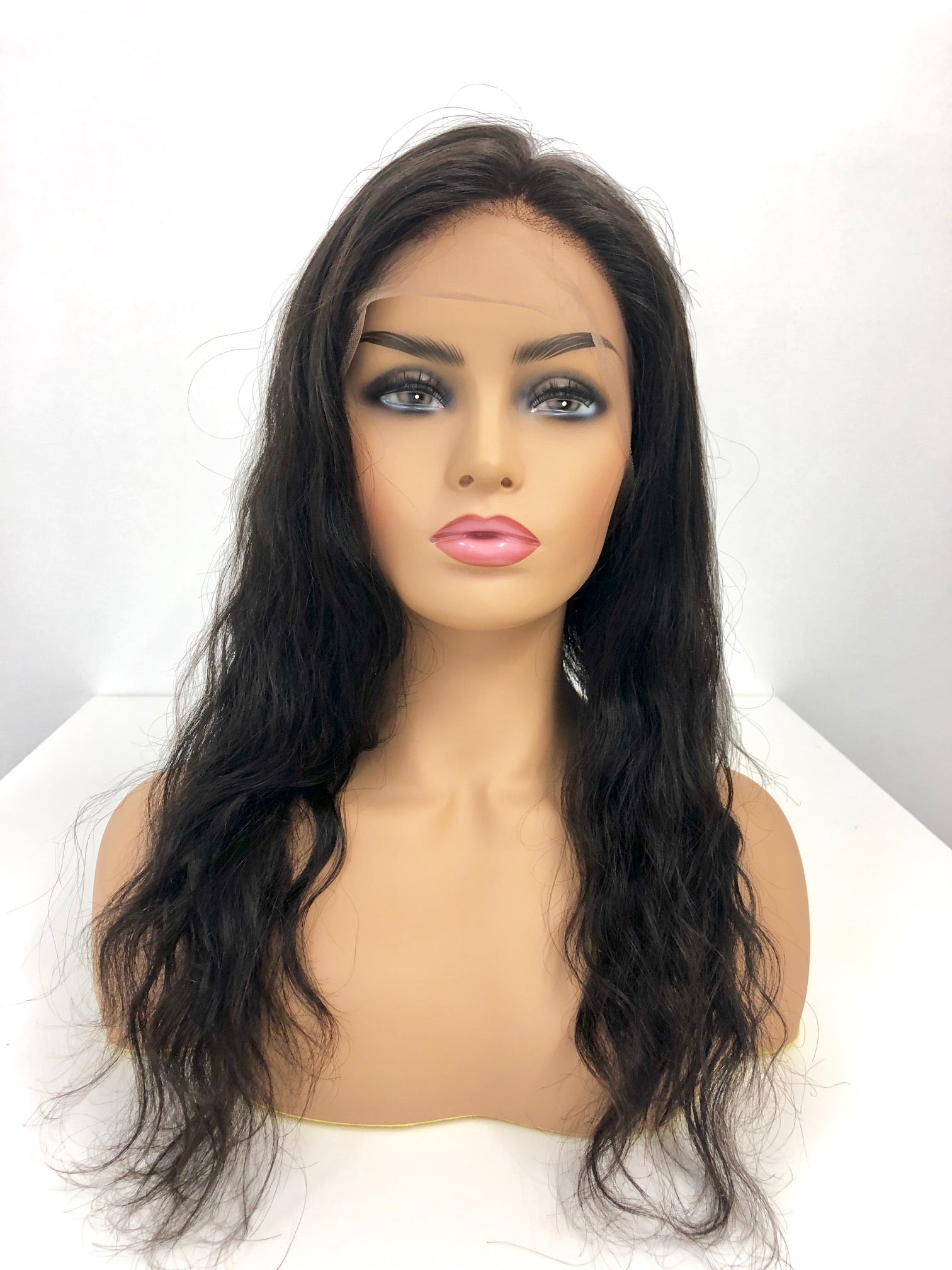 Front Lace Wig - 18" Natural Wavy