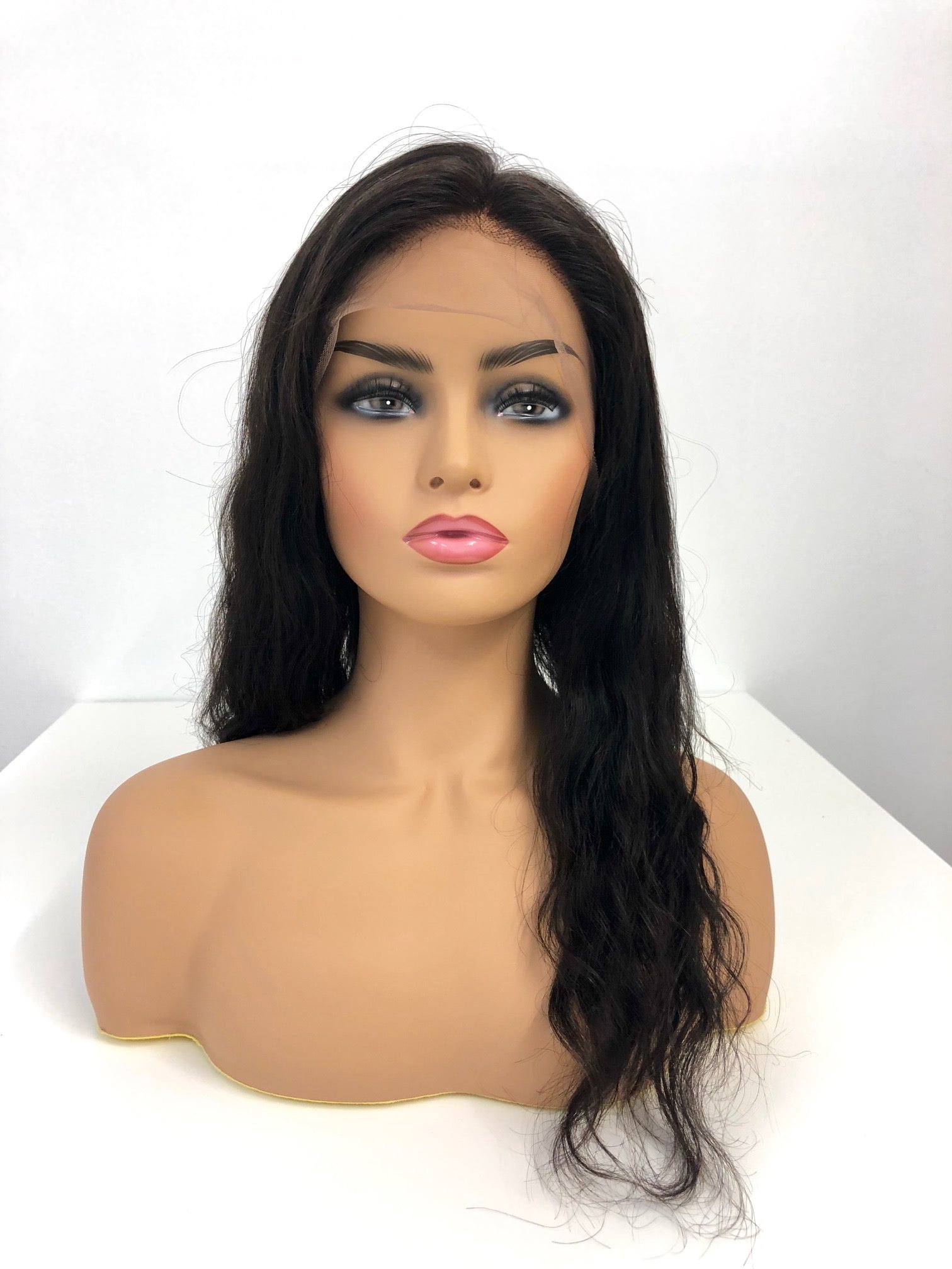 Front Lace Wig - 18" Natural Wavy